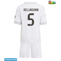 Real Madrid Jude Bellingham #5 Hjemmedraktsett Barn 2025-26 Kortermet (+ Korte bukser)